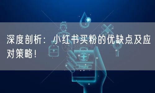 深度剖析:小红书买粉的优缺点及应对策略!